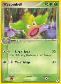 Weepinbell (47/92) [EX: Legend Maker]-1
