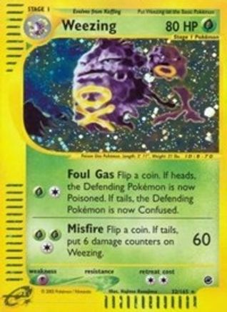 Weezing (32/165) [Expedition: Base Set]-1