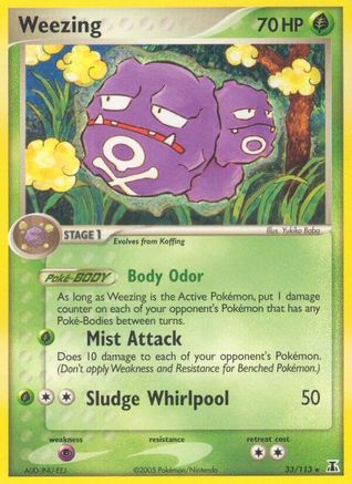 Weezing (33/113) [EX: Delta Species]-1