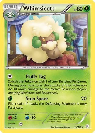 Whimsicott (15/149) [Black & White: Boundaries Crossed]-1