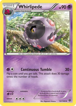 Whirlipede (52/146) [XY: Base Set]-1