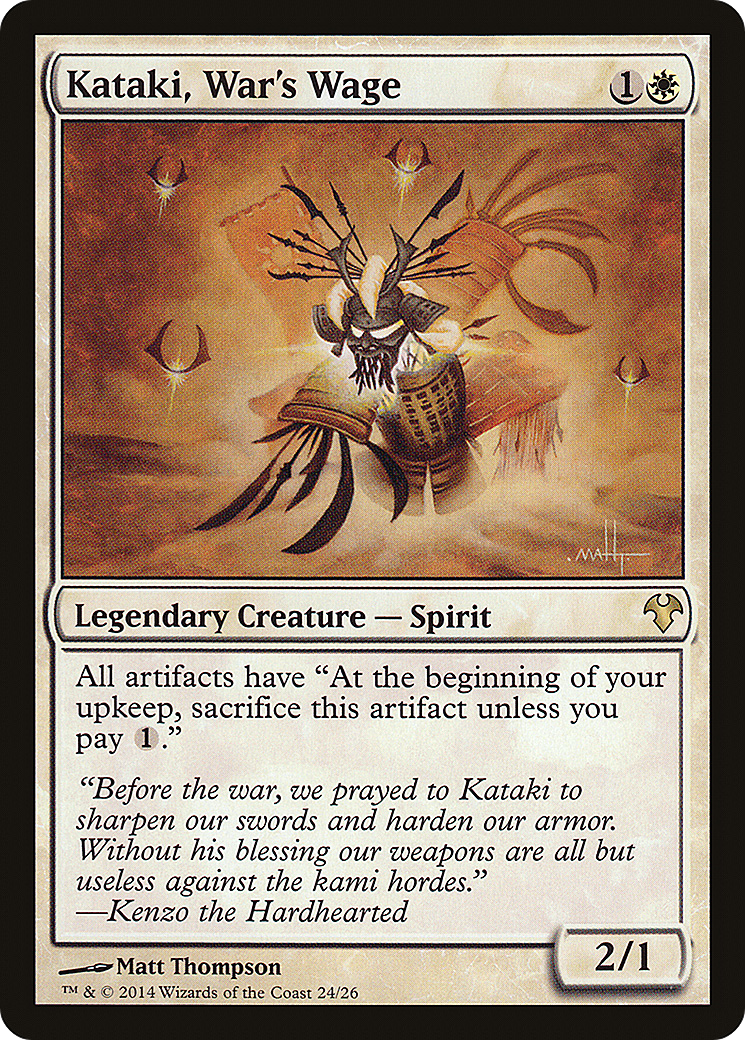 Kataki, War's Wage [Modern Event Deck 2014]-1