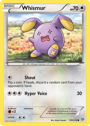 Whismur (105/135) [Black & White: Plasma Storm]-1