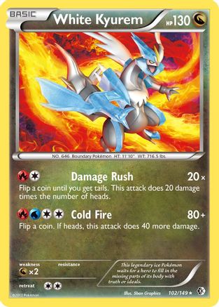 White Kyurem (102/149) [Black & White: Boundaries Crossed]-1
