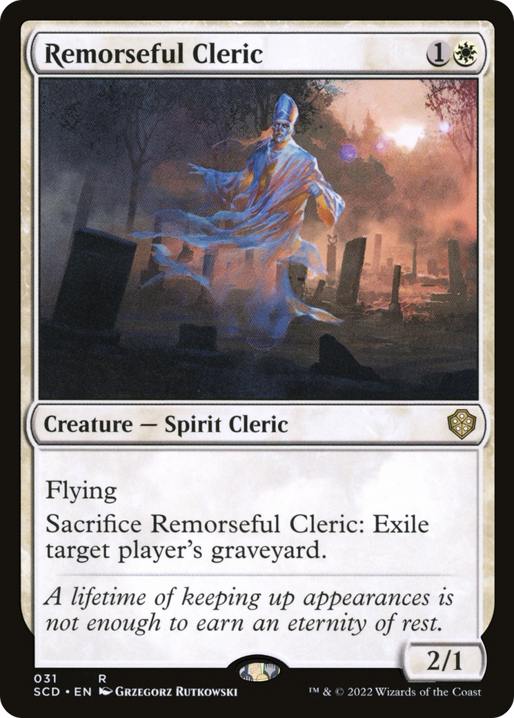 Remorseful Cleric [Starter Commander Decks]-1