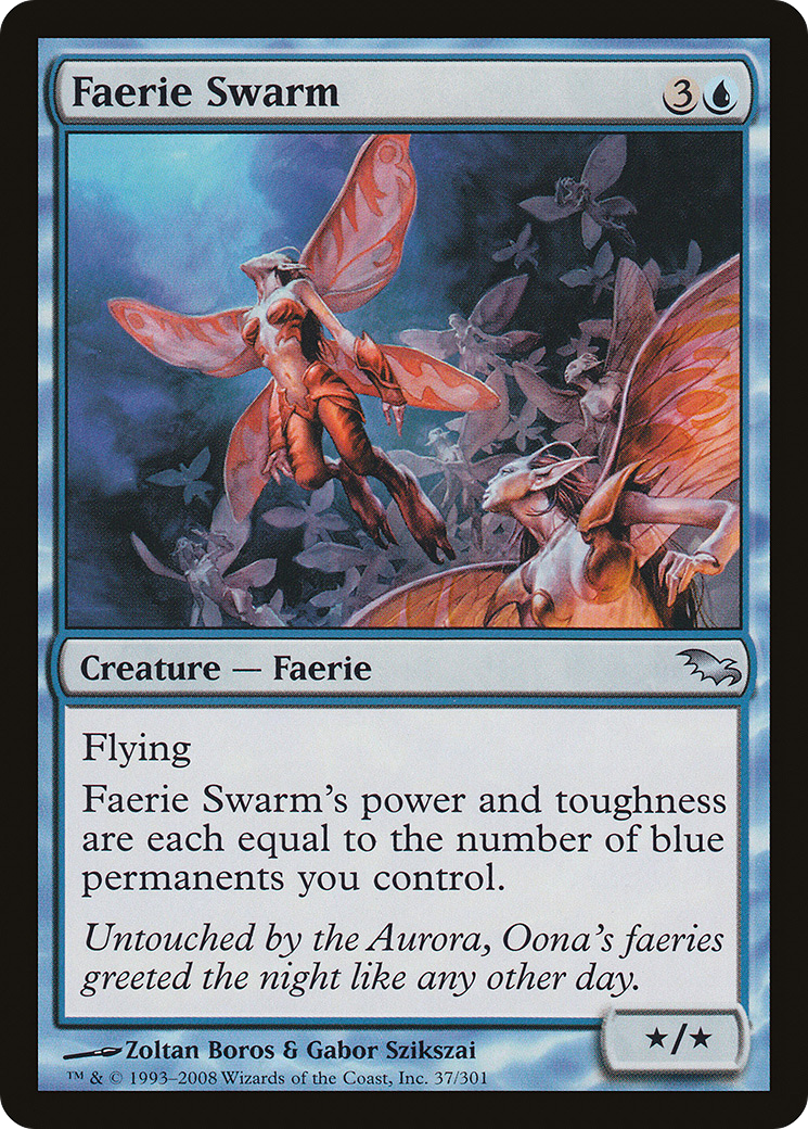Faerie Swarm [Shadowmoor]-1