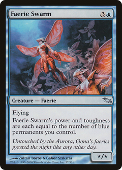 Faerie Swarm [Shadowmoor]-1