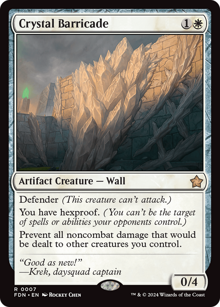 Crystal Barricade [Foundations]-1