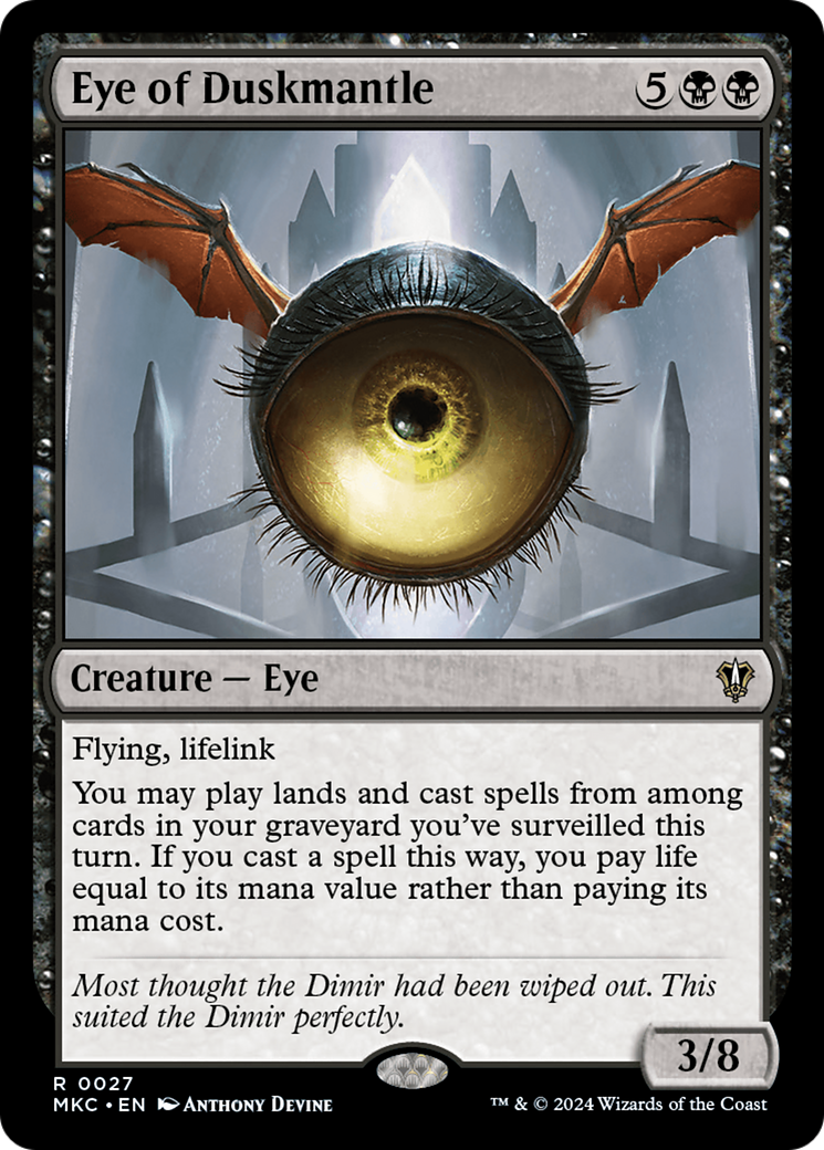 Eye of Duskmantle [Murders at Karlov Manor Commander]-1