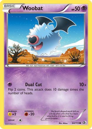 Woobat (64/113) [Black & White: Legendary Treasures]-1