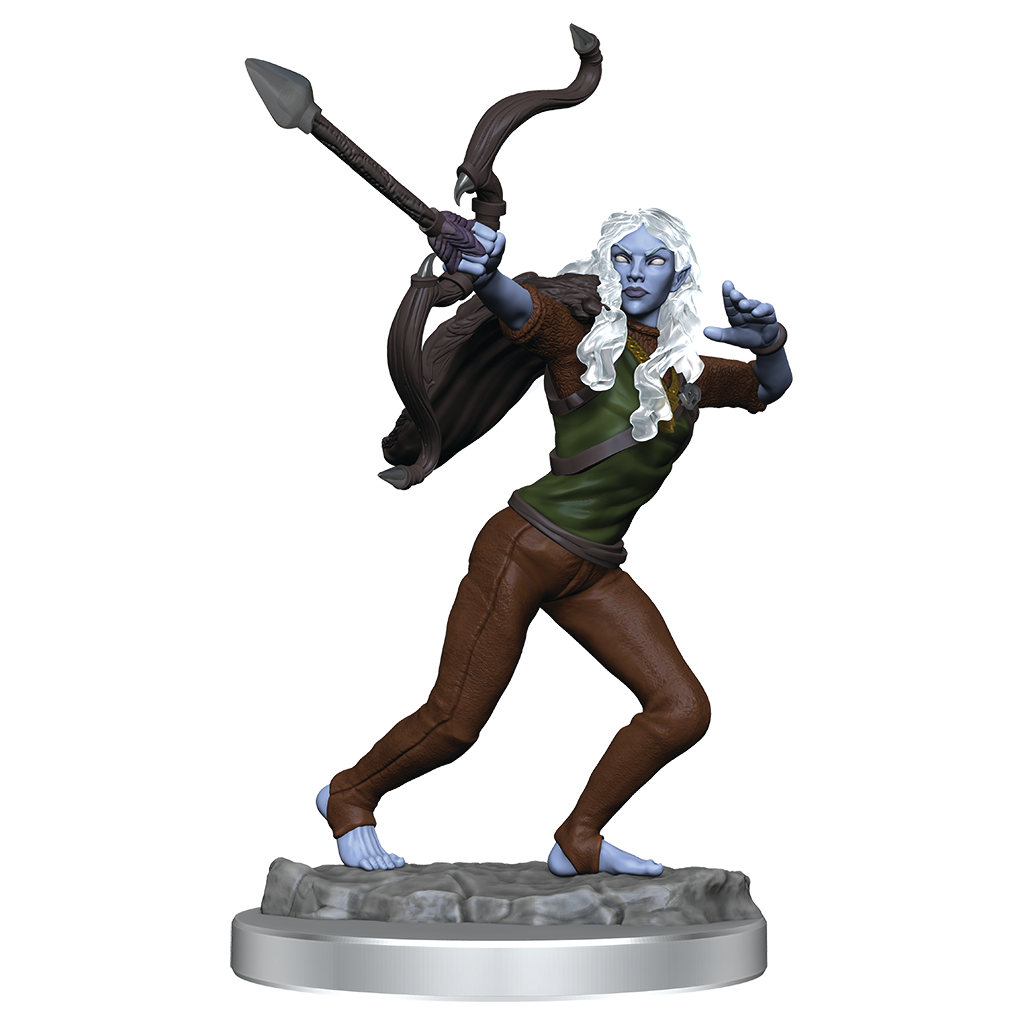 Critical Role Unpainted Miniatures Ashari Stoneguard & Ashari Skydancer