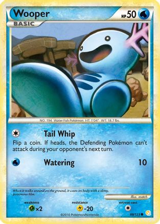 Wooper (88/123) [HeartGold & SoulSilver: Base Set]-1