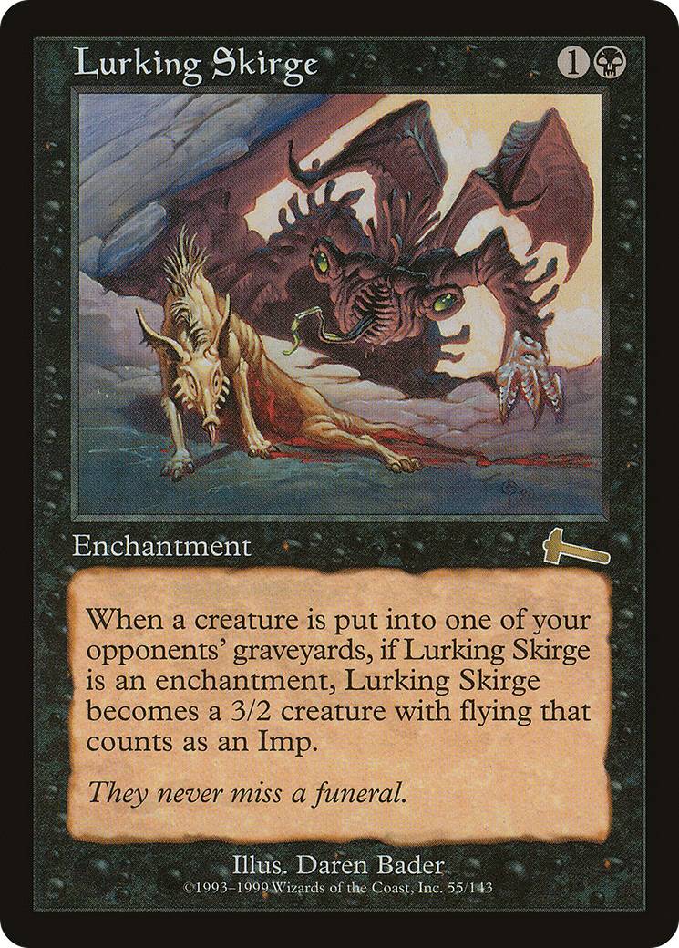 Lurking Skirge [Urza's Legacy]-1