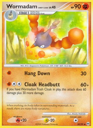 Wormadam Sandy Cloak (50/99) [Platinum: Arceus]-1