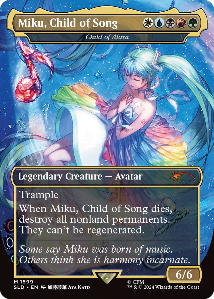 Miku, Child of Song - Child of Alara (Japanese) [Secret Lair Drop Series]-1
