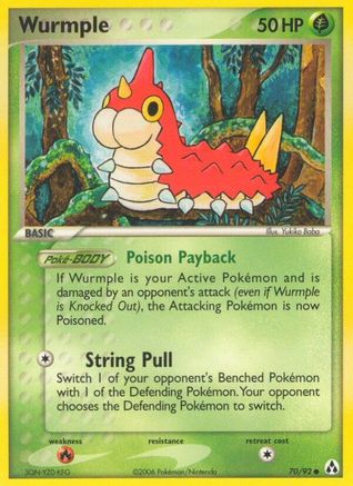 Wurmple (70/92) [EX: Legend Maker]-1