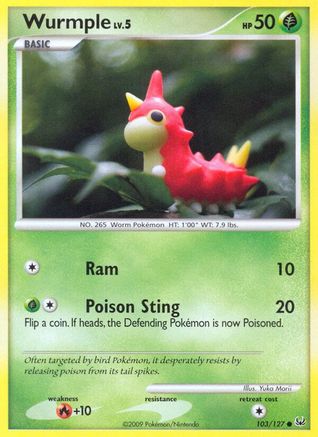 Wurmple (103/127) [Platinum: Base Set]-1