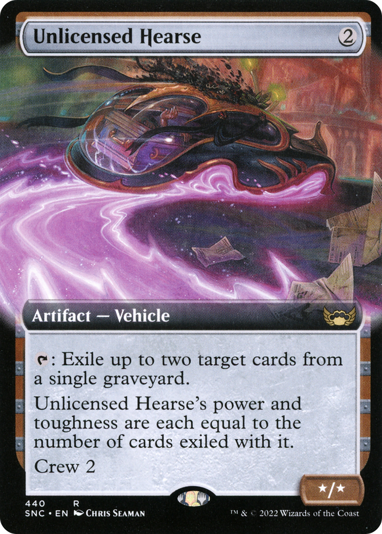 Unlicensed Hearse (Extended Art) (SNC-440) - Streets of New Capenna: (Extended Art) Foil-1