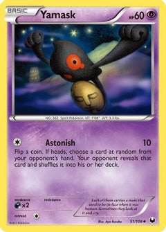 Yamask (51/108) [Black & White: Dark Explorers]-1