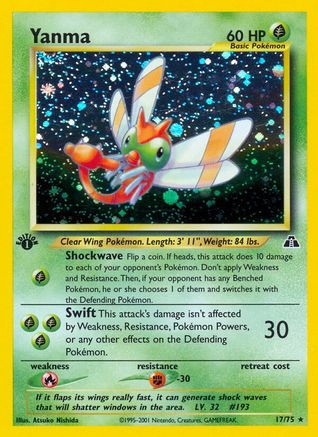 Yanma (17/75) [Neo Discovery 1st Edition]-1