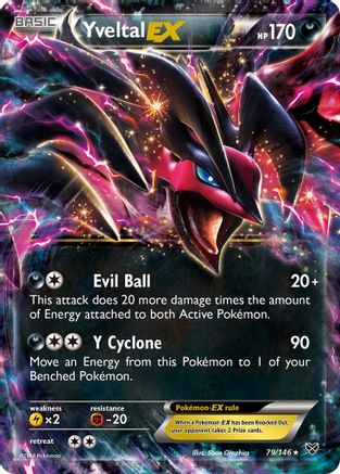 Yveltal EX (79/146) [XY: Base Set]-1