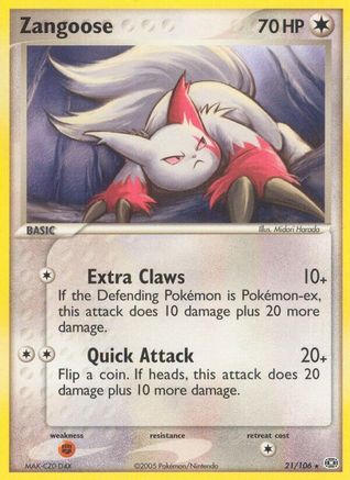 Zangoose (21/106) [EX: Emerald]-1