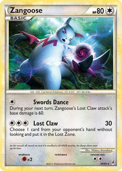 Zangoose (39/95) [HeartGold & SoulSilver: Call of Legends]-1