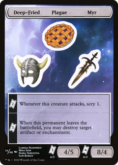 Deep-Fried Plague Myr [Unfinity Stickers]-1