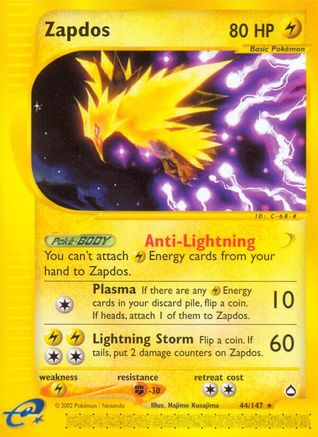 Zapdos (44/147) [Aquapolis]-1