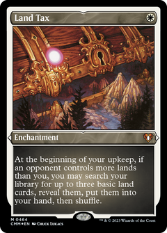 Land Tax (CMM-464) - Commander Masters Etched Foil-1