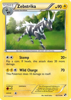 Zebstrika (42/114) [Black & White: Base Set]-1