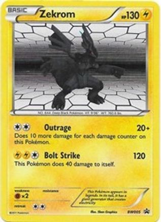 Zekrom (BW005) [Black & White: Black Star Promos]-1