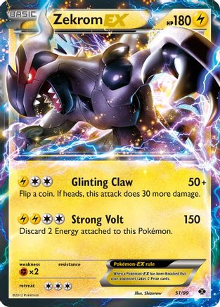 Zekrom EX (51/99) [Black & White: Next Destinies]-1