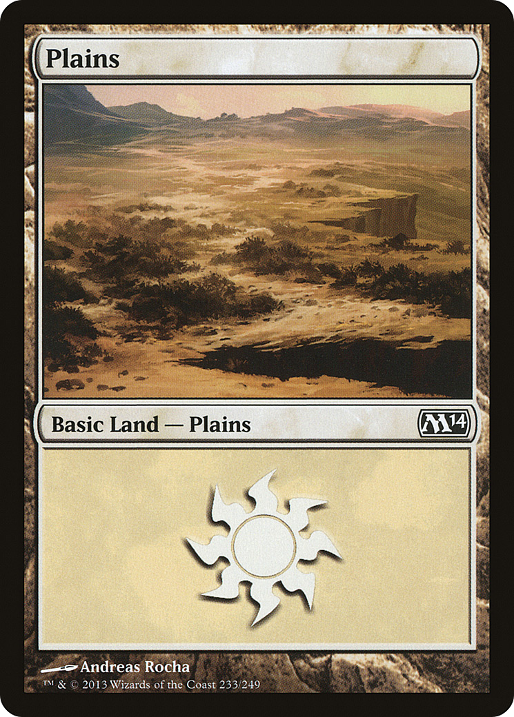 Plains (233) [Magic 2014]-1