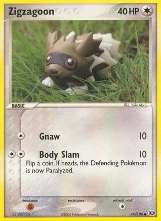Zigzagoon (74/106) [EX: Emerald]-1