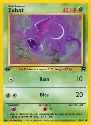 Zubat (70/82) [Team Rocket Unlimited]-1