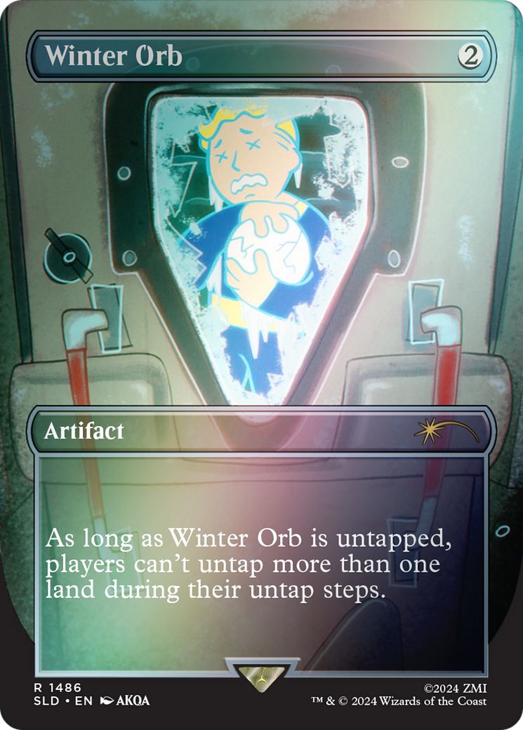 Winter Orb (Rainbow Foil) (SLD-1486★) - Secret Lair Drop (Borderless) Foil-1