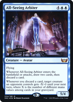 All-Seeing Arbiter [Streets of New Capenna Prerelease Promos]-1