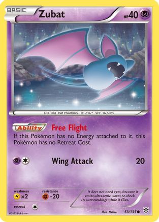 Zubat (53/135) [Black & White: Plasma Storm]-1