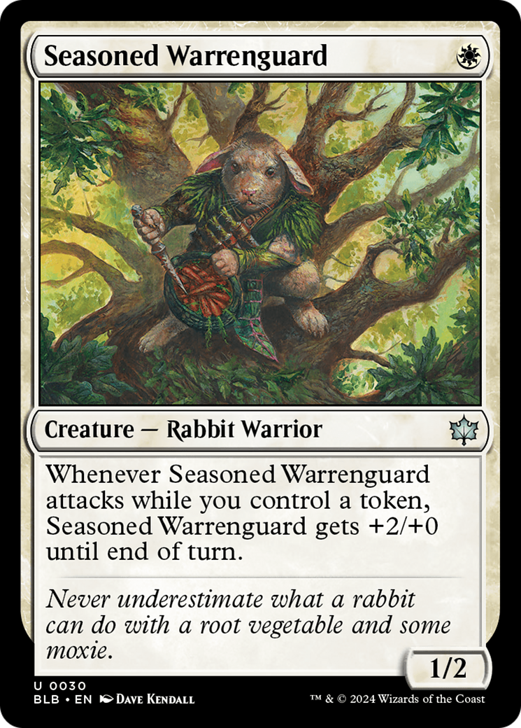 Seasoned Warrenguard [Bloomburrow]-1