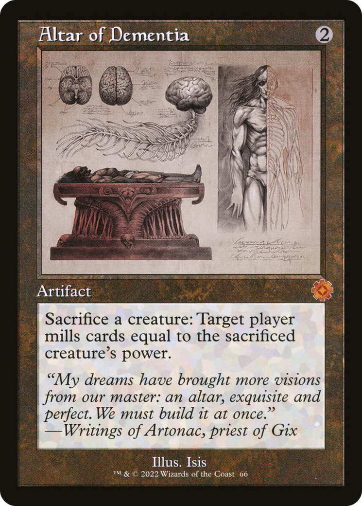 Altar of Dementia (Retro Schematic) [The Brothers' War Retro Artifacts]-1