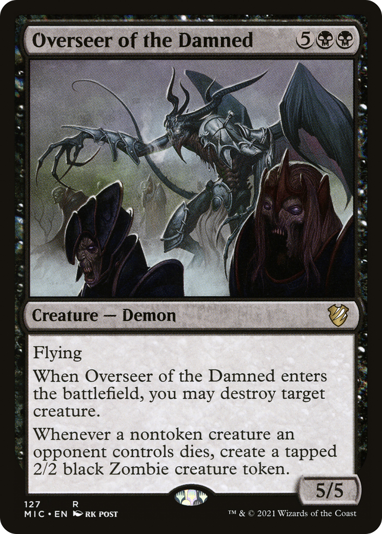 Overseer of the Damned [Innistrad: Midnight Hunt Commander]-1