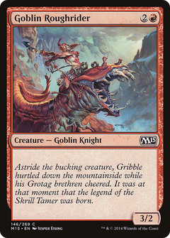 Goblin Roughrider [Magic 2015]-1