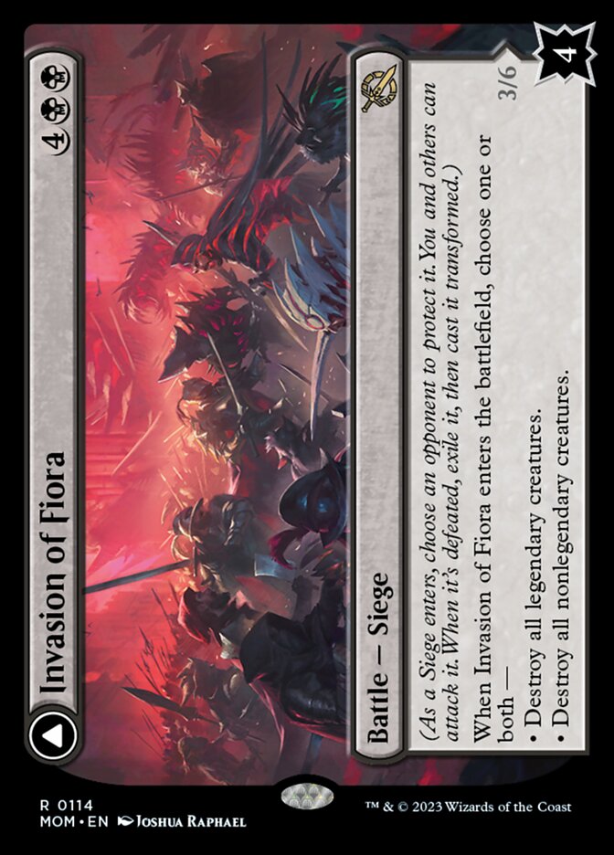 Invasion of Fiora // Marchesa, Resolute Monarch [March of the Machine]-1