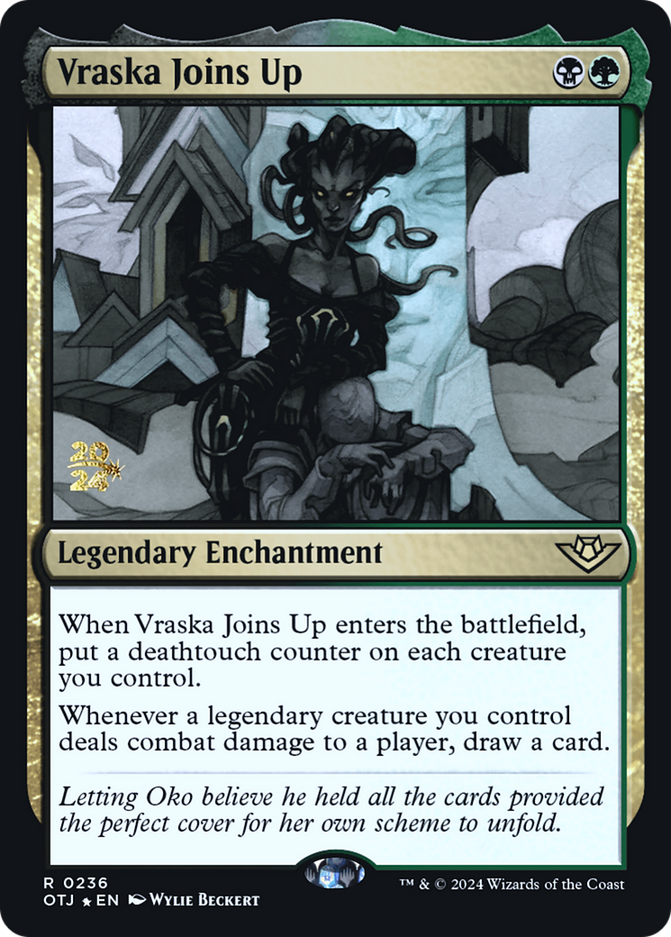 Vraska Joins Up (PRE-236) - Outlaws of Thunder Junction Promos Foil-1