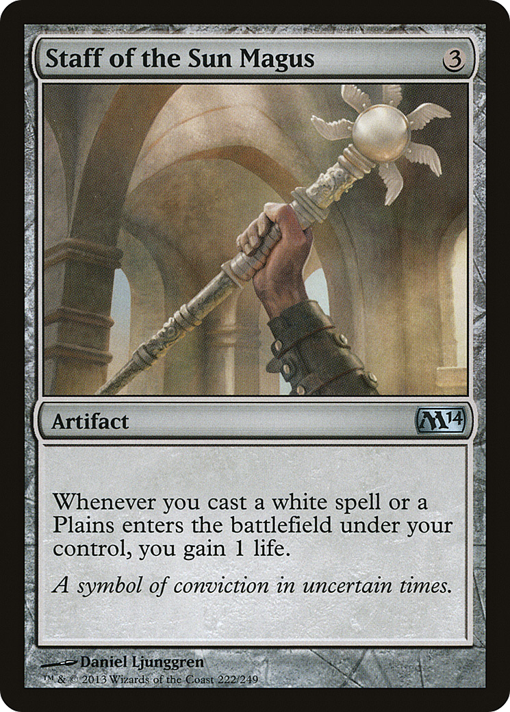 Staff of the Sun Magus [Magic 2014]-1