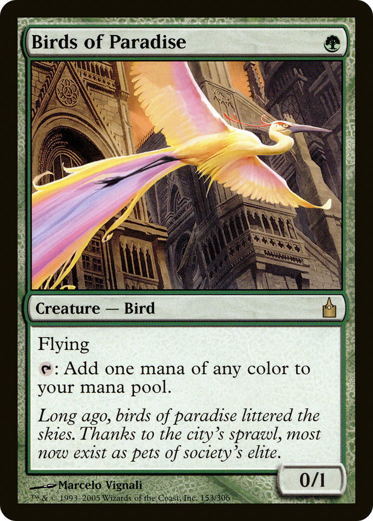 Birds of Paradise [Ravnica: City of Guilds]-1