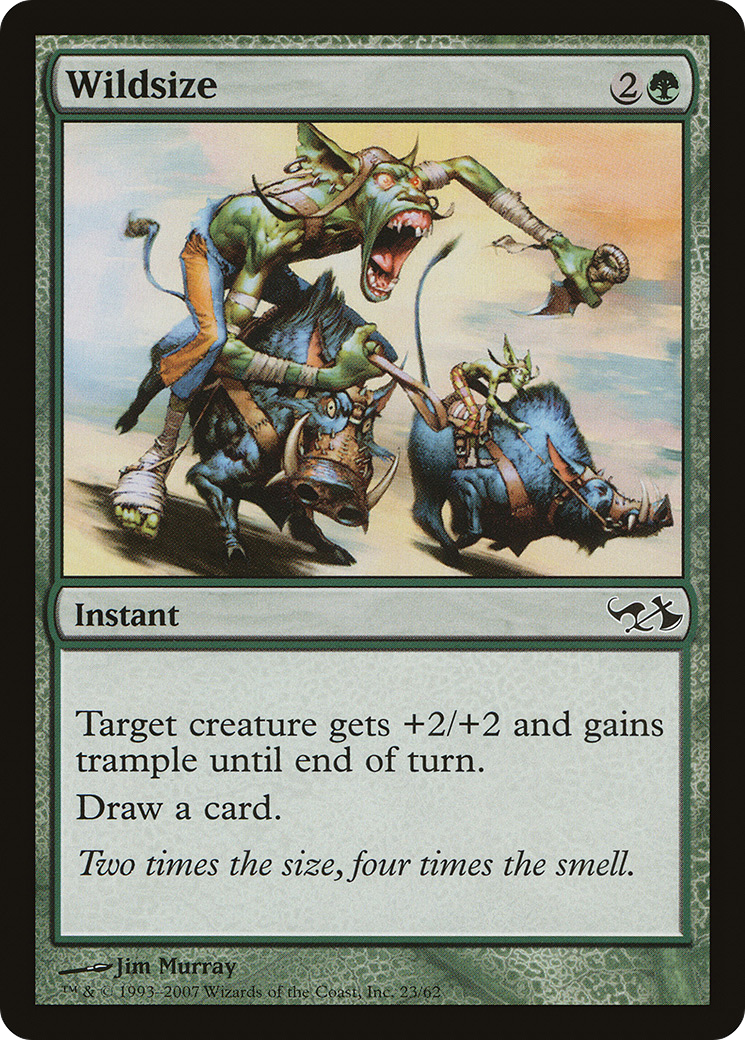 Wildsize (EVG-023) - Duel Decks: Elves vs. Goblins Foil-1