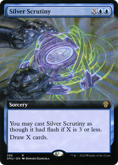 Silver Scrutiny (Extended Art) [Dominaria United]-1