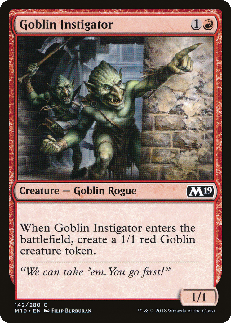 Goblin Instigator [Core Set 2019]-1